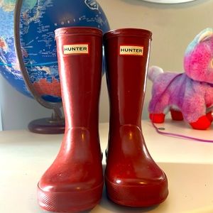 Hunter red boots